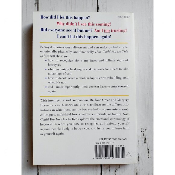 How Could You Do This to Me? Dr. Jane Greer Learning to Trust After Betrayal - Picture 2 of 8